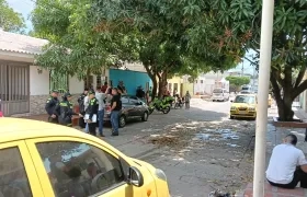 Lugar donde se registró el ataque a bala. 