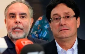 Ministro del Interior, Armando Benedetti; y ex vicepresidente Francisco Santos. 