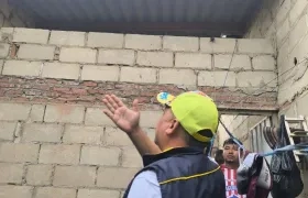 Casas destechadas en Malambo