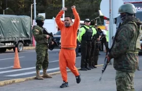 Deportado colombiano desde Ecuador.