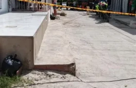 Lugar del doble crimen. 