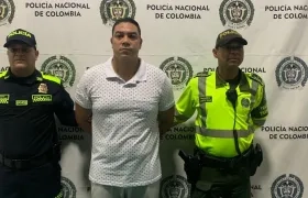 Edwin Cataño en la URI de la Fiscalía. 