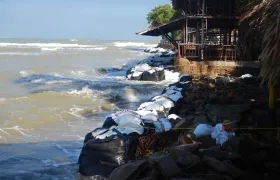Erosión costera en Santa Verónica.