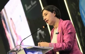 Martha Carvajalino, Ministra de Agricultura.