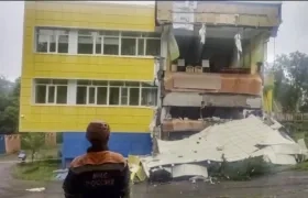 Los daños que dejó el terremoto.