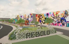 Render del nuevo parque que se construirá en el Malecón de Rebolo.