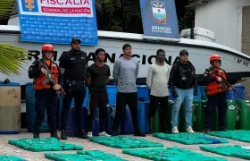 Los costarricenses capturados.