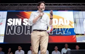 Miguel Uribe Turbay, senador y precandidato presidencial. 