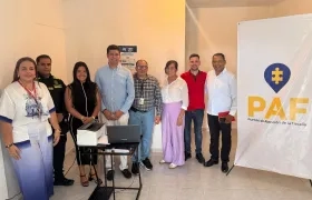 Inauguración del PAF en Piojó.