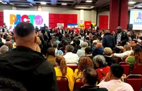 Aspecto de la convención nacional del Pacto Histórico. 