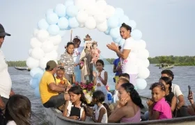 Procesión náutica de la Virgen del Carmen, en Buenavista