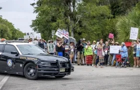 Protestas contra redadas migratorias en Estados Unidos. 