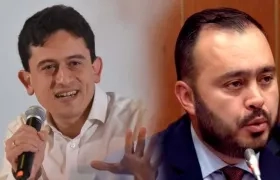 Exministro Luis Carlos Reyes (Izq.) y el senador Jairo Castellanos (Der.) 