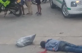 Lugar donde sucedió el homicidio.