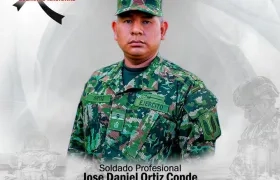 Soldado profesional Daniel Ortiz Conde. 