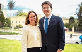 María Claudia Tarazona y Miguel Uribe Turbay.