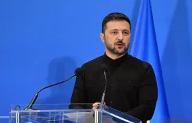 El presidente de Ucrania, Volodímir Zelenski.