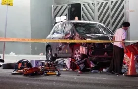Accidente en Los Ángeles.