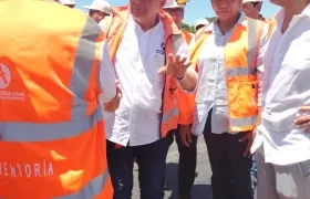 Visita del director de la Aerocivil en el Aeropuerto Golfo de Morrosquillo.