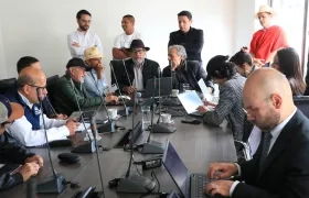 Mesa técnica del MinAgricultura y el comité del paro arrocero.