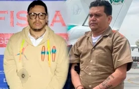 Jorge Eliécer Díaz, alias 'Castor', y Digno Palomino. 