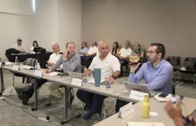 Consejo Directivo de la CRA en la presentación del informe de gestión.