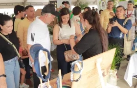 Gobernador Eduardo Verano durante la visita a Ecofest 2025.