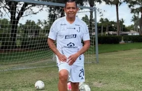 Iván René Valenciano, exfutbolista barranquillero. 