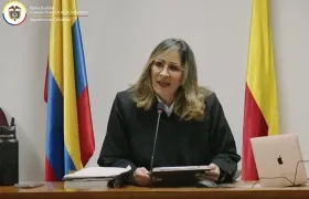 La jueza Sandra Heredia.