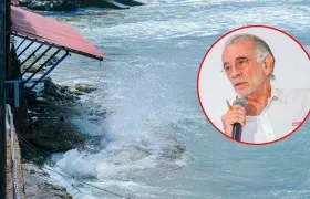 Aspecto de Santa Verónica y el gobernador Eduardo Verano.