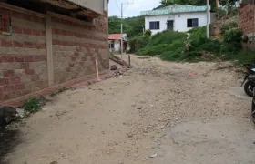 Aspecto del barrio Vistamar, en Puerto Colombia. 