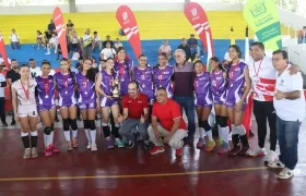Integrantes del equipo de Juan de Acosta, campeón de Volea II.