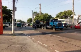 Accidente en la Vía 40. 