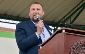 El alcalde de Tunja, Mikhail Krasnov.