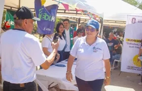 La Alcaldesa de Soledad, Alcira Sandoval.