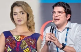 Andrea Petro y Miguel Turbay