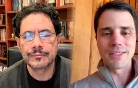 Iván Cepeda y Tomás Uribe.