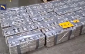 Cocaína incautada en Costa Rica. 