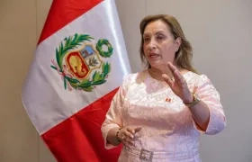Dina Boluarte, presidenta de Perú.