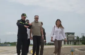 El director de la Policía con el Ministro del Interior.