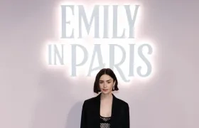 La actriz Lily Collins.