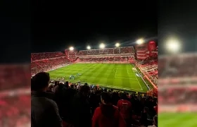 Estadio Libertadores de América antes del inicio de partido entre Independiente y Universidad de Chile.