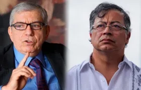 César Gaviria y Gustavo Petro.