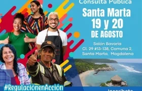 Consulta Pública en Santa Marta para este 19 y 20 de agosto.