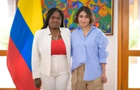 La vicepresidenta Francia Márquez y Laura Sarabia.