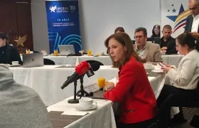 La presidente de la Cámara Colombo Americana, María Claudia Lacouture.