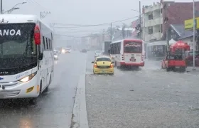 Las lluvias en Barranquilla serían más atenuantes entre el domingo y el lunes. 