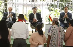 Luiz Inácio Lula da Silva, Gustavo Petro y Luis Arce.