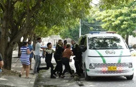  Familiares se enfrentaron a supuesto victimario. 