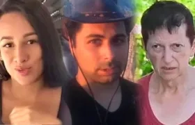 Marylin Castro Monsalvo, Alessandro Venier y Lorena Venier.